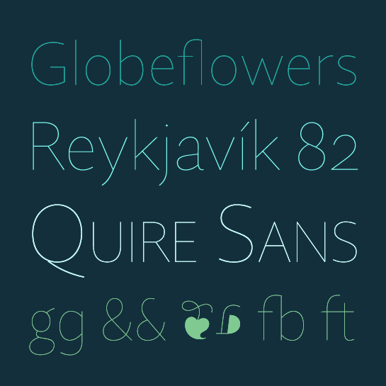 Quire Sans Thin Quire Sans Thin